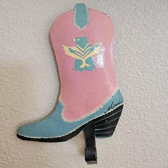 Western Boot Thunderbird Home Decor Hooks - Picture 5 of 8